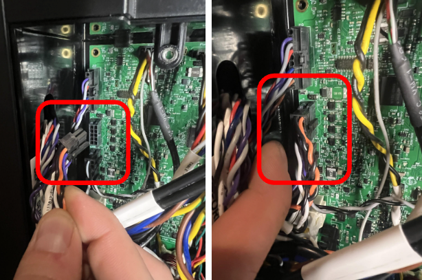 valves agitator cable harness on BUC compact chiller ct