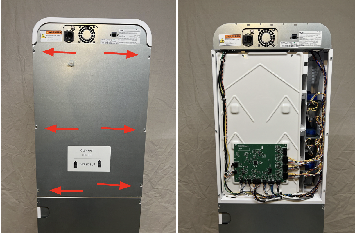 2.0 Back Panel Upper Remove